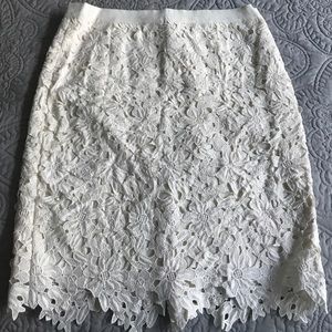 LOFT lace tulip skirt - NEVER WORN! Size 12